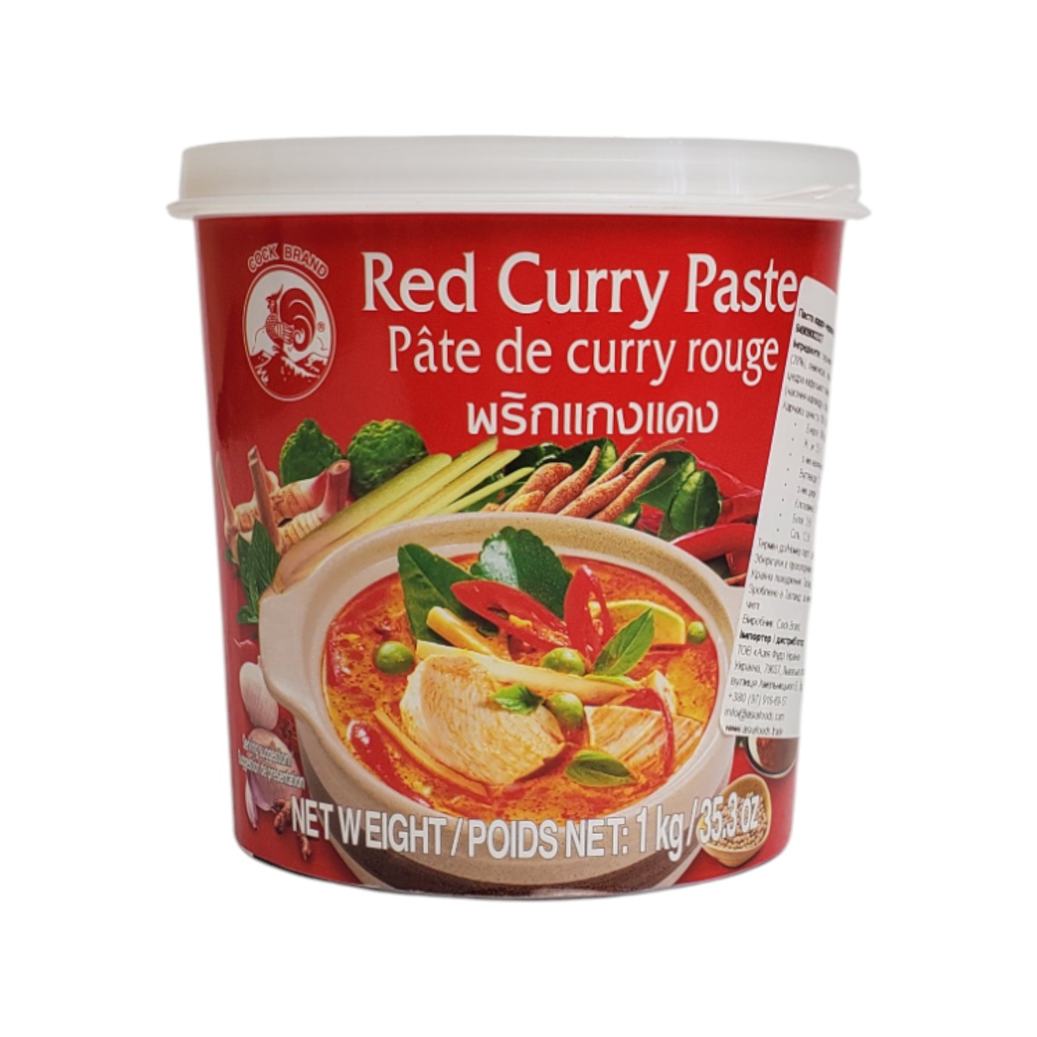 Красная паста карри Cock Brand Kem Curry Do 1 кг (AF343011)