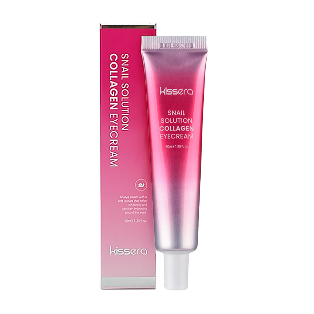 Крем для очей з муцином равлика KISSERA Snail Solution Eye Cream 40 мл (8809809802028)