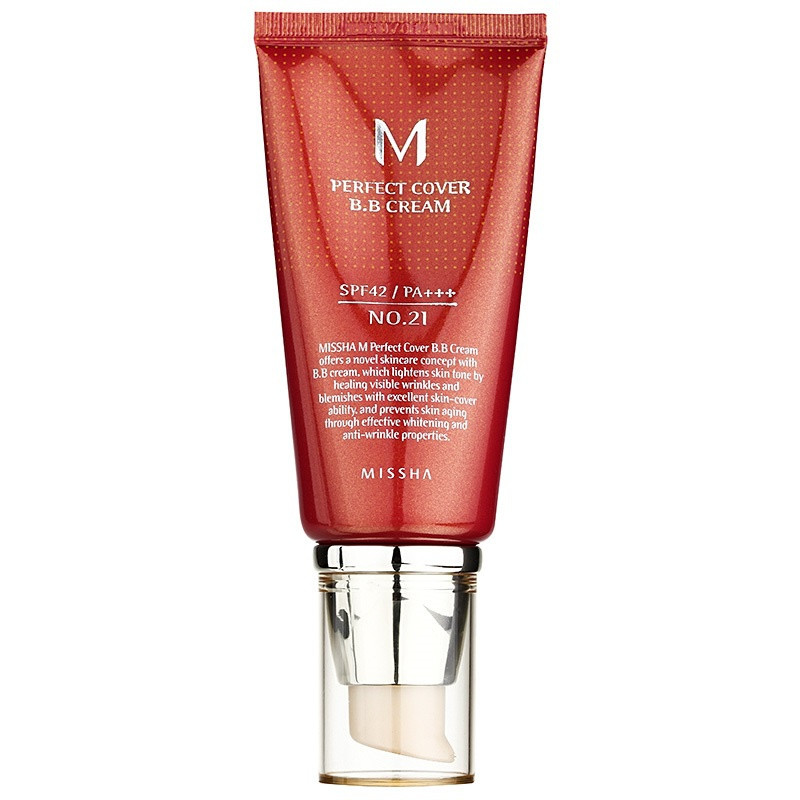 BB крем з ідеальним покриттям Missha M Perfect Cover BB Cream SPF42/PA+++ 21 Light Beige 50 мл (8806333353729)