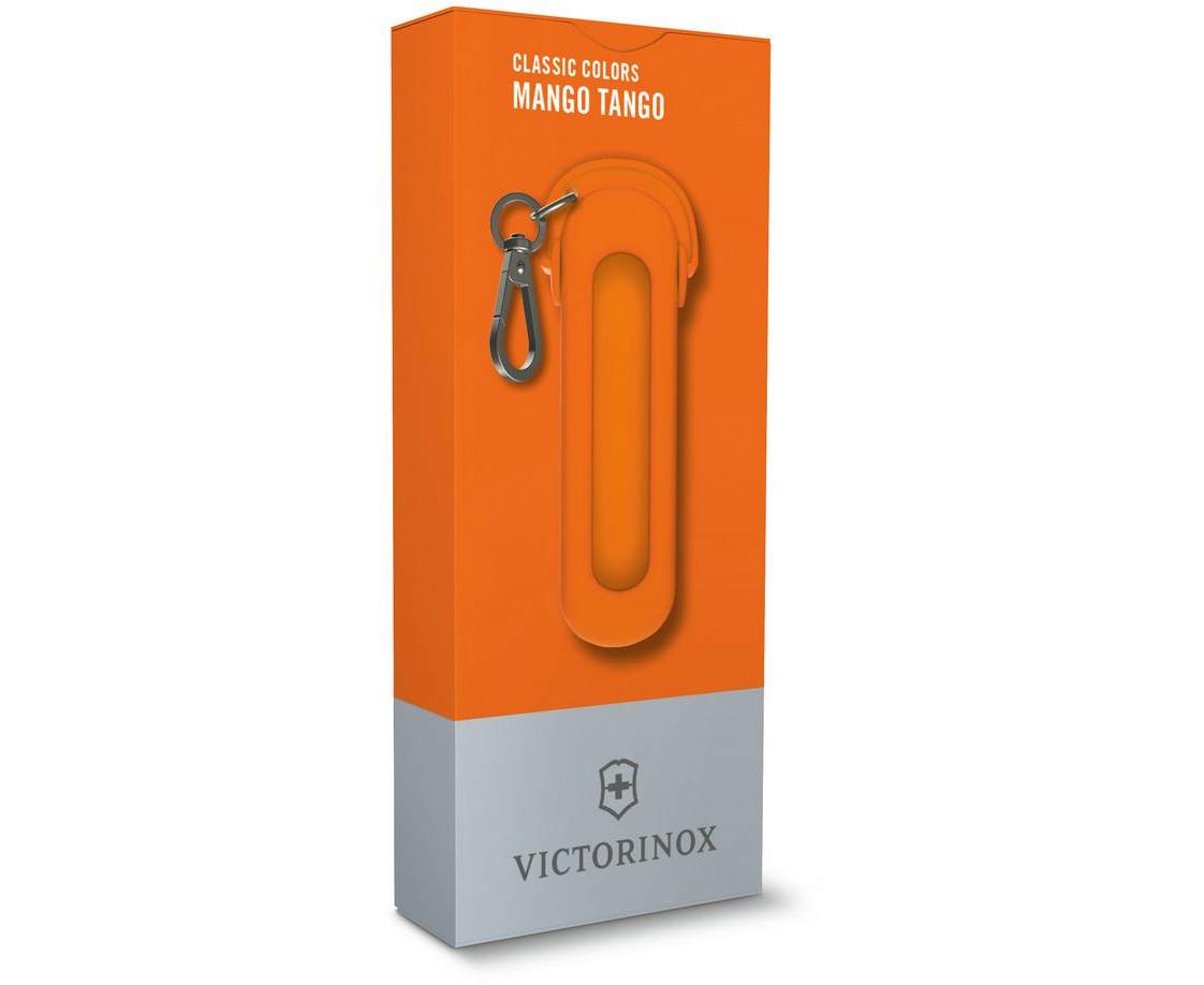 Чехол силиконовый Victorinox Headphones Mango Tango для ножей Classic 58мм 1-2 слоя Оранжевый (4.0451)