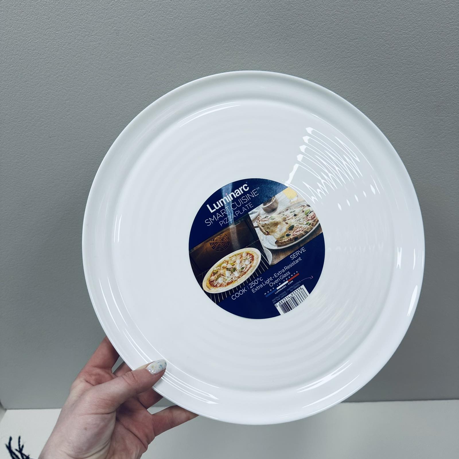 Блюдо стеклокерамическое для пиццы Luminarc Smart Cuisine V6361 31 см Белый (23528)