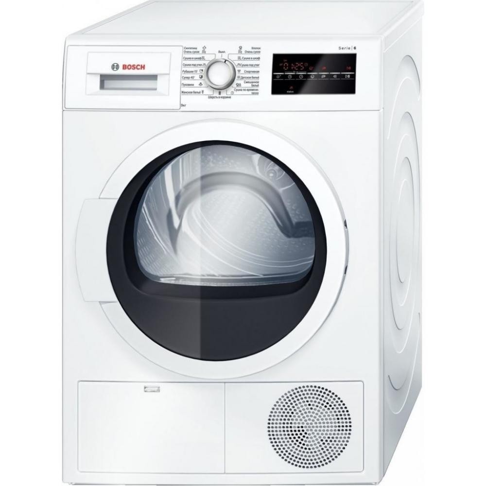 Сушильный автомат Bosch WTG86400OE Белый (F00093847)