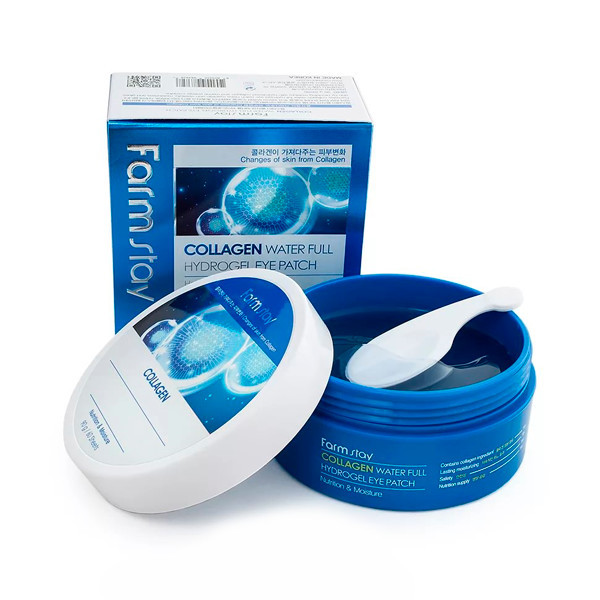 Гидрогелевые патчи для глаз с коллагеном FarmStay Collagen Water Full Hydrogel Eye Patch 60 шт (8809460461053)