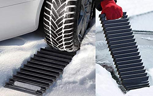 Автомобільний скребок для льоду та аварійний килимок 2 В 1 / ICE SCRAPER HMD