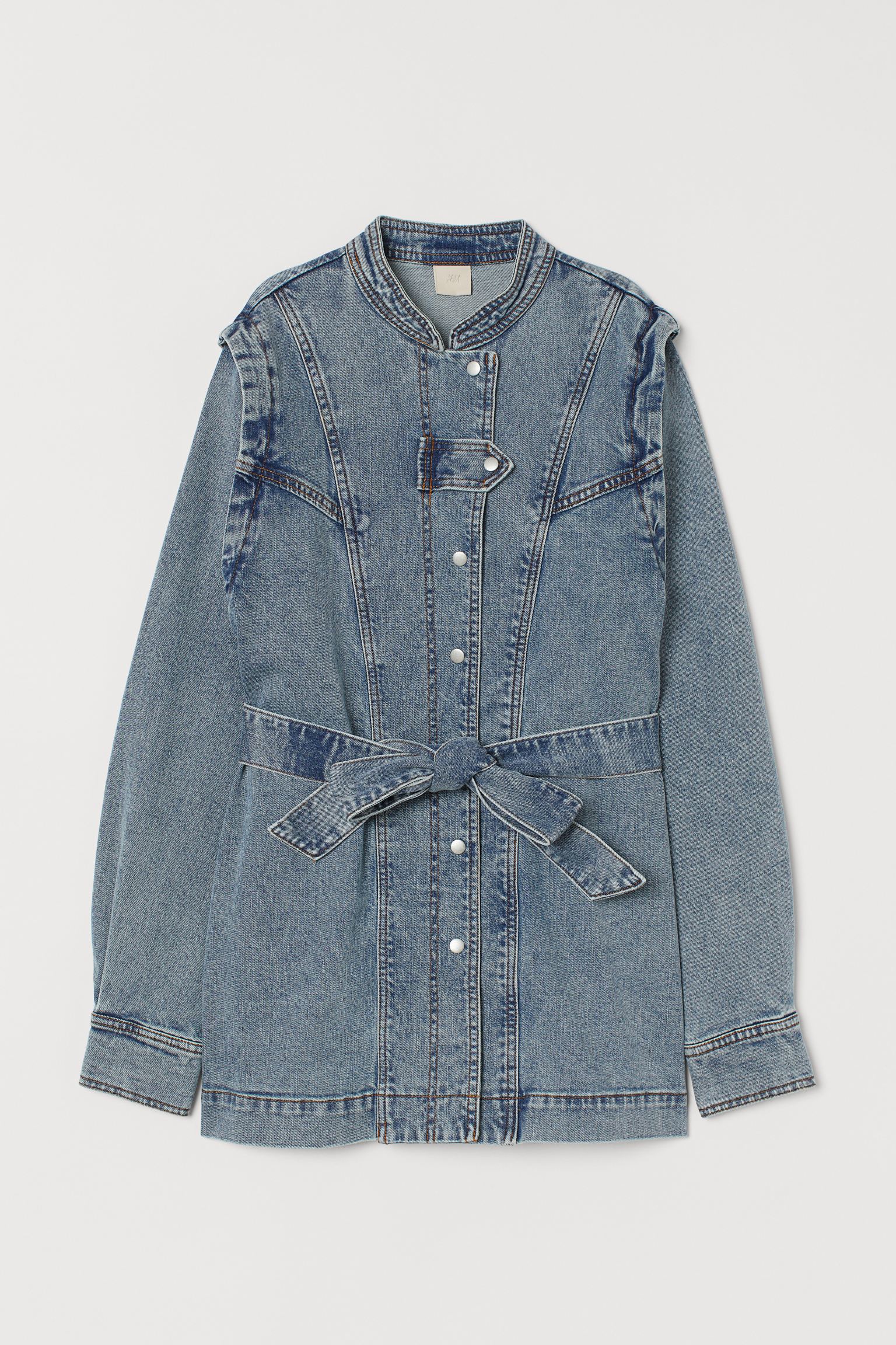 Куртка джинсовая H&M XS голубой 31038337760