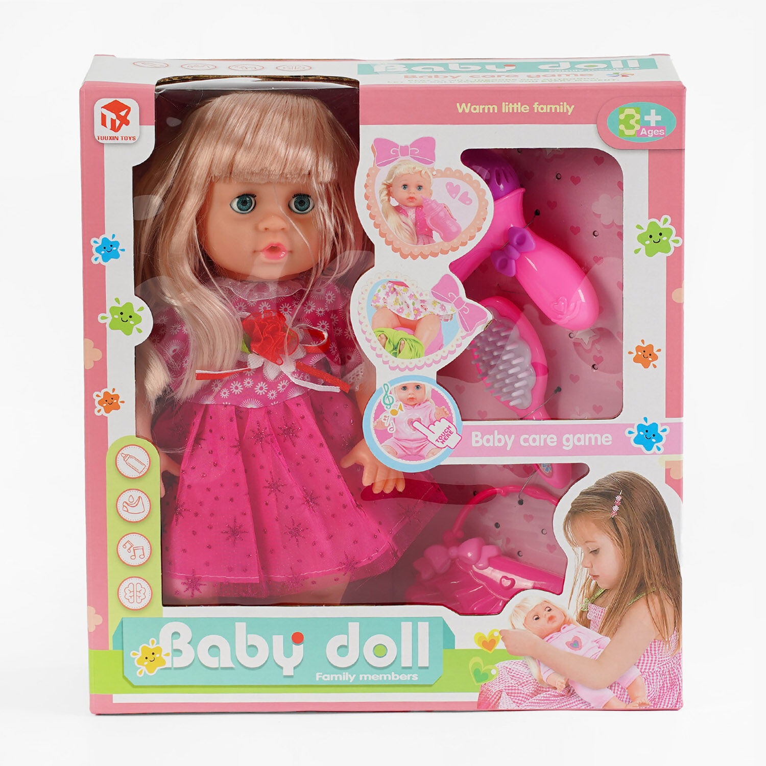 Пупс Tuuxin Toys Baby Doll 31.5 см Разноцветный (149520)