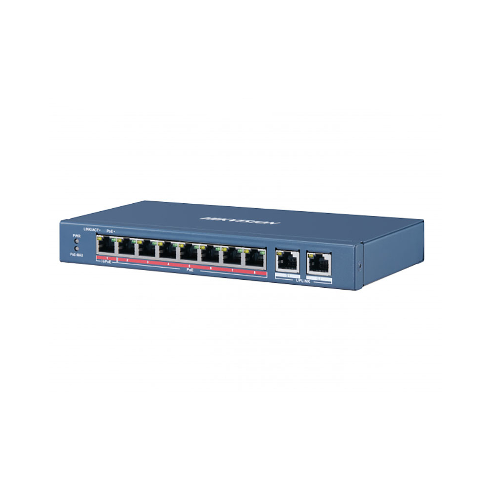 Неуправляемый PoE коммутатор Hikvision DS-3E0310HP-E
