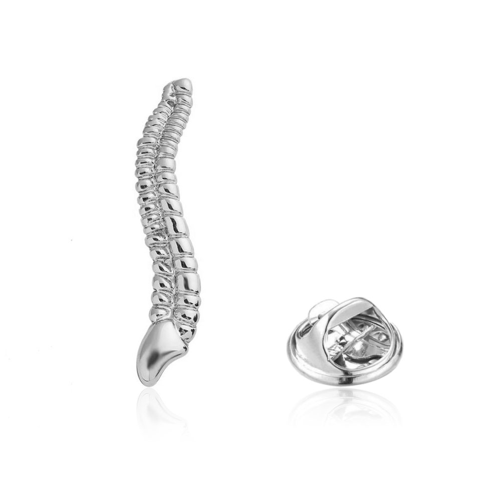 Значок BROCHE Позвоночник серебристый BRGV113471