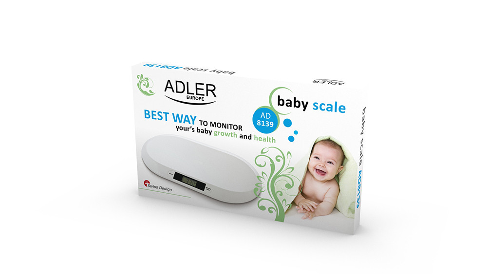 Весы для младенцев новонарожденных Adler детские AD 8139