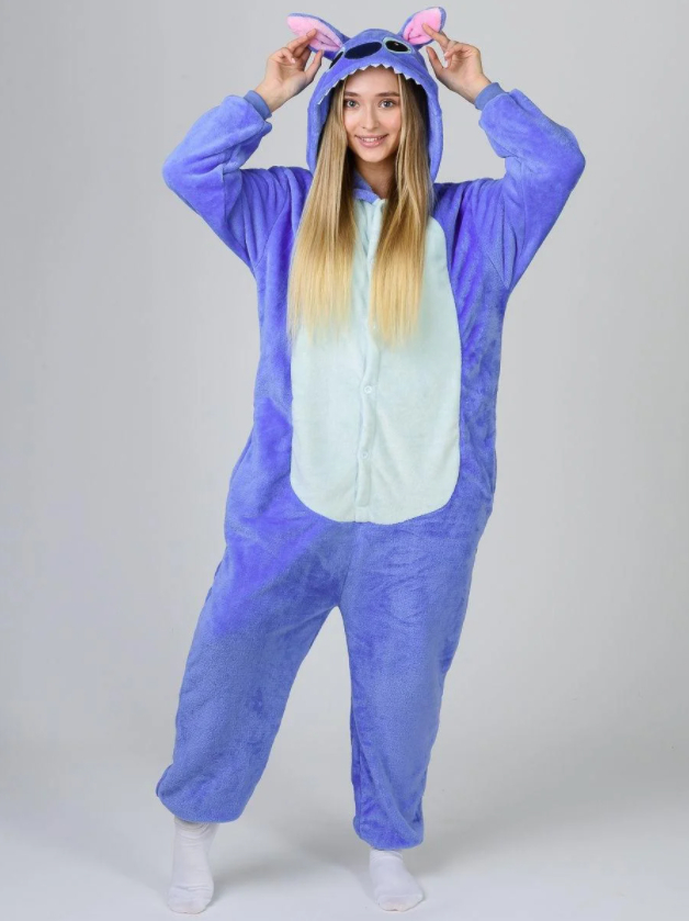 Пижама кигуруми Jamboo Стич Сине-голубой S (J400000)