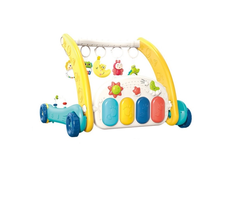 Ходунки Bibi-irn 2 в 1 47 x 10 x 39 см 4 погремушки Multicolor (153141)
