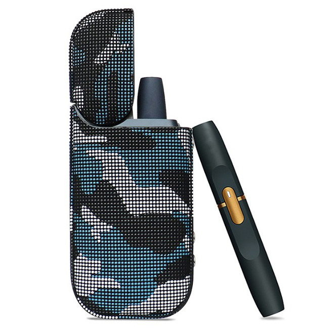 Чохол Smokefree для IQOS 2.4 Plus Camouflage Case Блакитний (arbc5899)