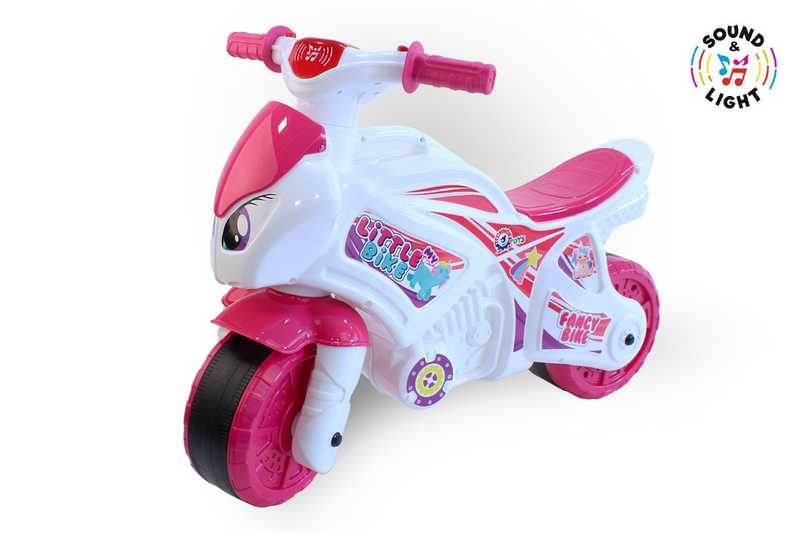 Мотоцикл ТЕХНОК 6368 Бело-розовый