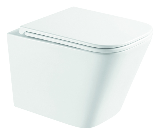 Унитаз подвесной Mixxus Premium Quadro-0302-R 530x360x365mm система смыва Rimless (MP6454)
