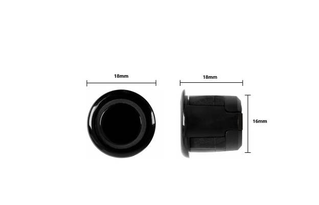 Парковочный радар TORSSEN N800 black 16mm