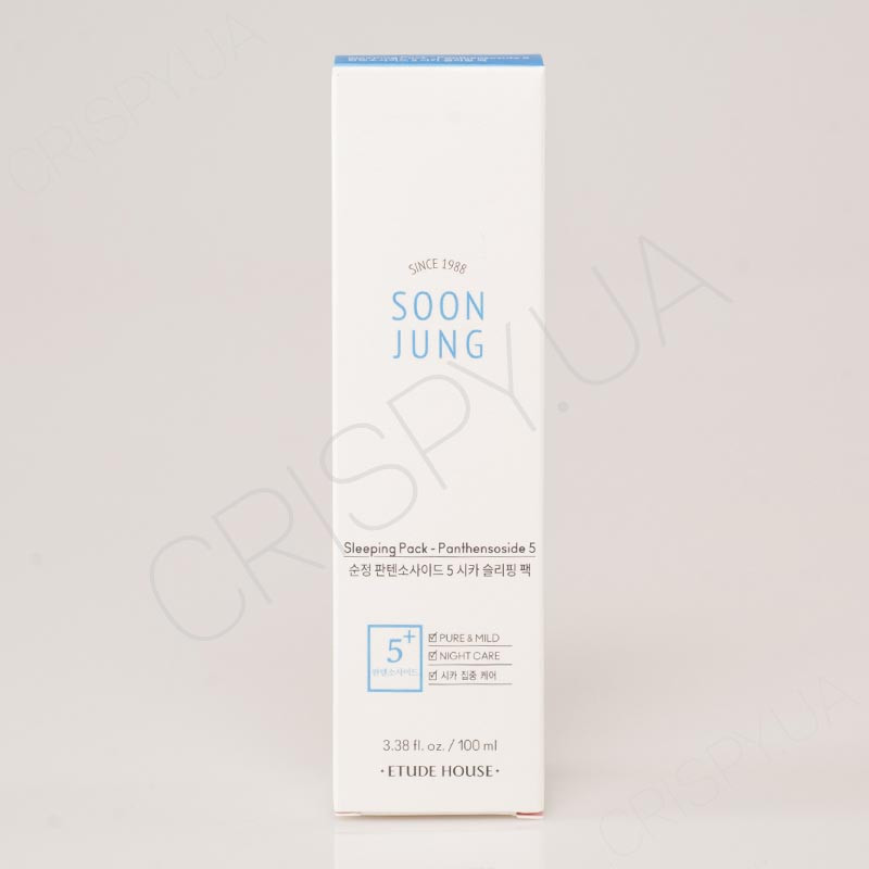 Нічна маска Etude House Soon Jung Panthensoside 5 Cica Sleeping Pack 100 мл (8809140505510)