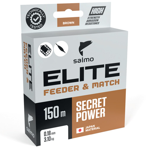 Леска Salmo Elite FEEDER & MATCH 150м 0,18мм 3,1кг/7lb