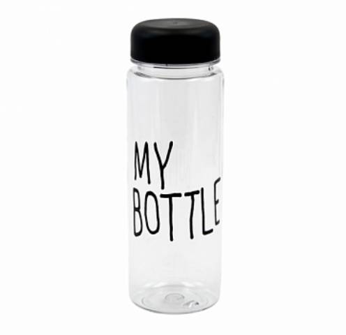Бутылочка для воды My Bottle в чехле Черная