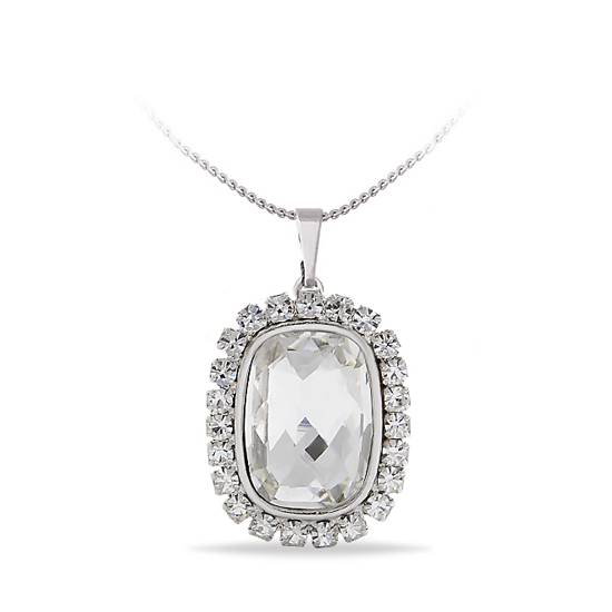 Кулон з ланцюжком KOBI FABIA зі Swarovski 10x15 мм (7430-3105-02-32)