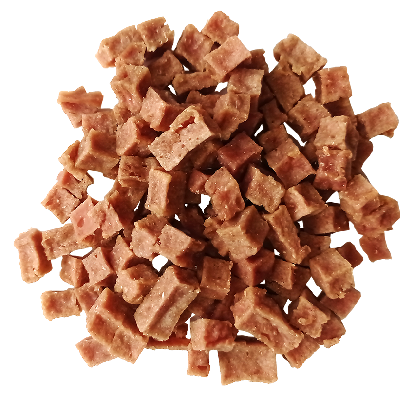 Ласощі для собак Кубики з філе курки Кронтес 500 г
