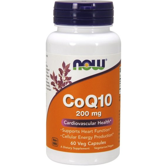 Коэнзим NOW Foods CoQ10 200 mg 60 Veg Caps