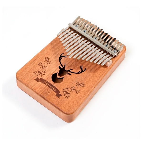 Музыкальный инструмент Kalimba Ka523bj41 на 17 язычков Олень Коричневый