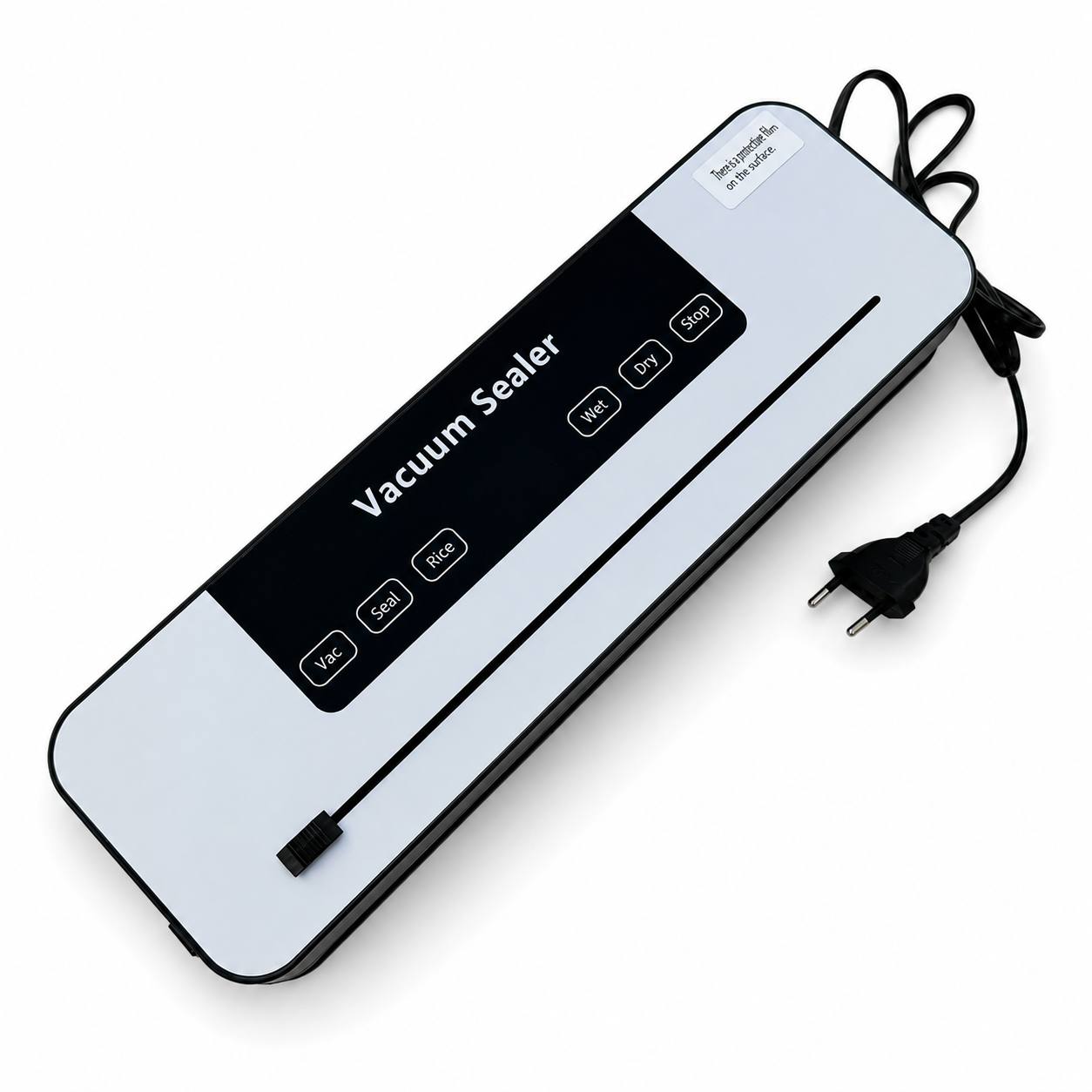 Кухонний вакууматор No Brand Vacuum Seal and Air Proof 35x11x5 см Сріблястий
