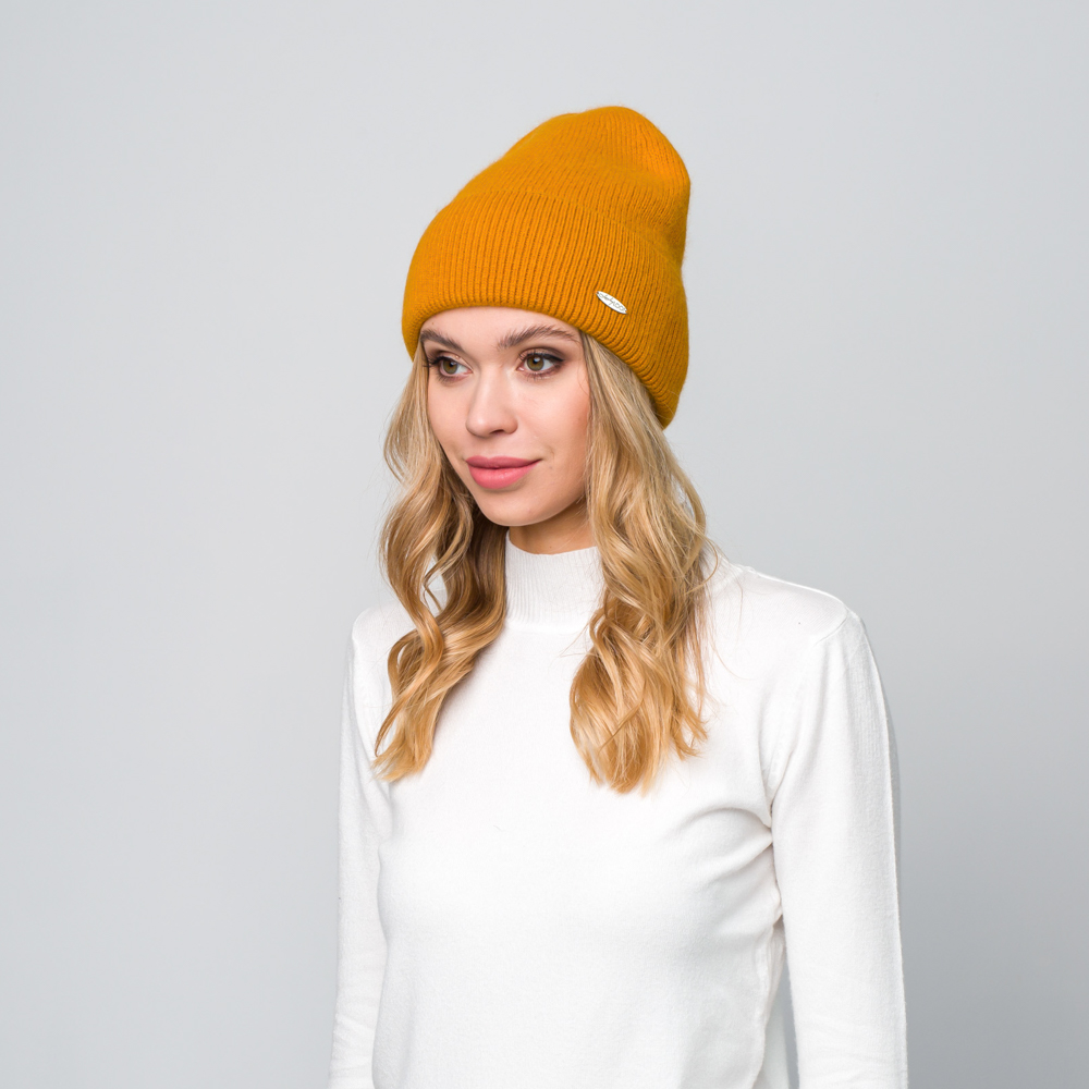 Шапка LuckyLOOK бини 685-469 One size Оранжевый