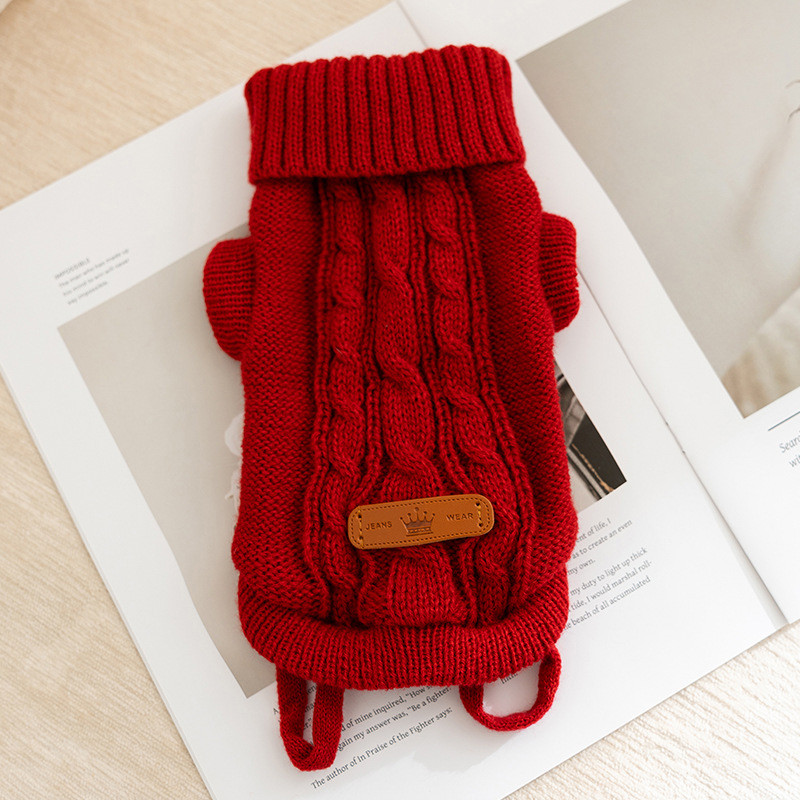 Свитер для собак и кошек Hippie dog 2410CGLK8029 Red XS 13129-84857