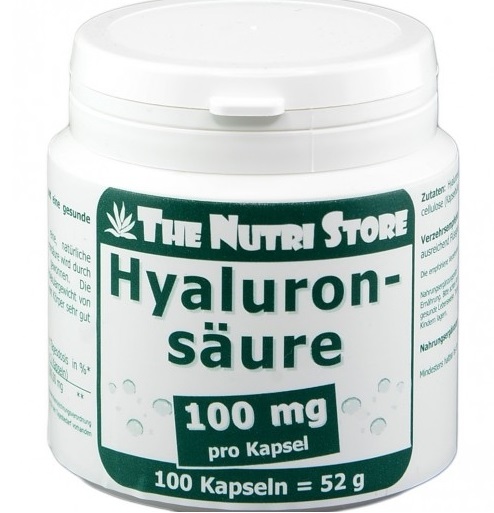 Гиалуроновая кислота The Nutri Store Hyaluronic Acid 100 mg 100 Caps ФР-00000184