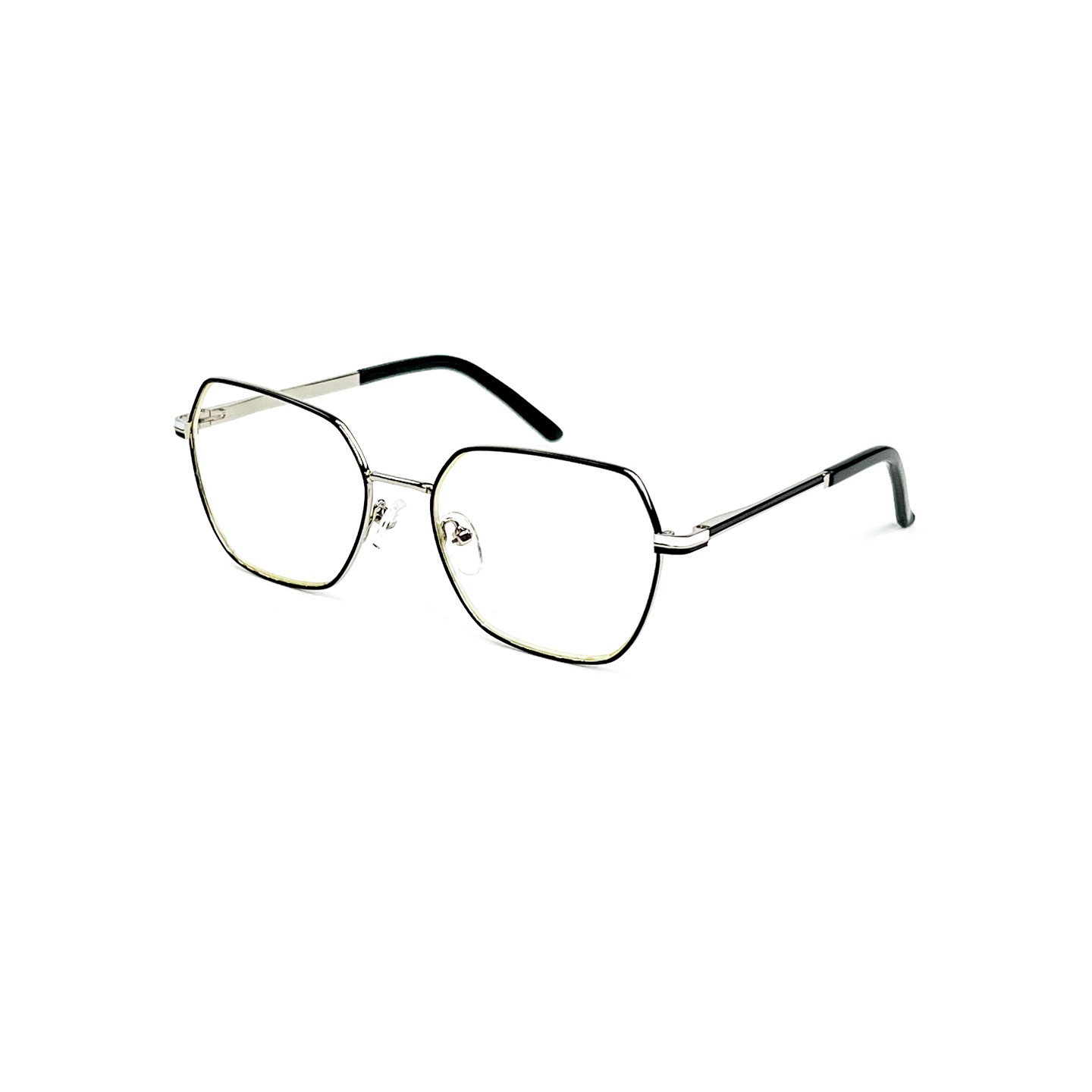 Очки для компьютера LuckyLOOK Blue Blocker Фешн-классика женские Черно-серебристый 713-390
