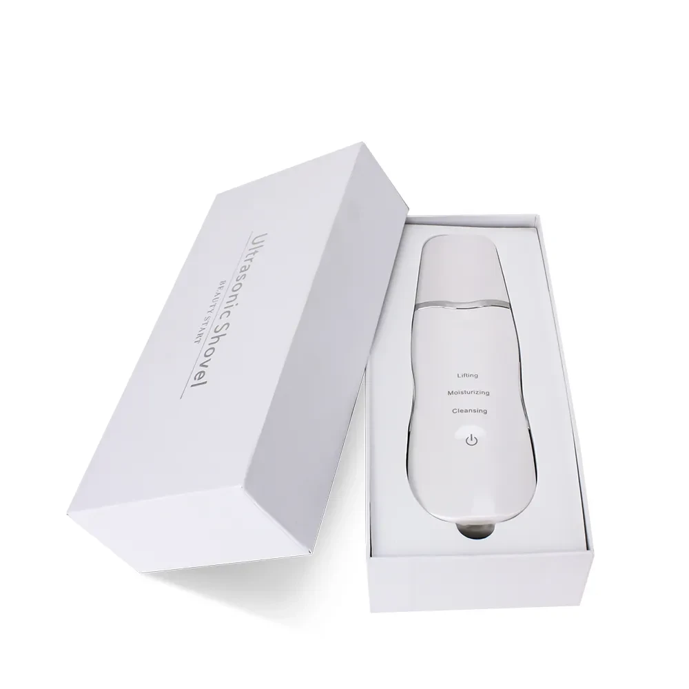 Ультразвуковой скрабер для чистки лица Sonic Skin Scrubber White (3_03927)