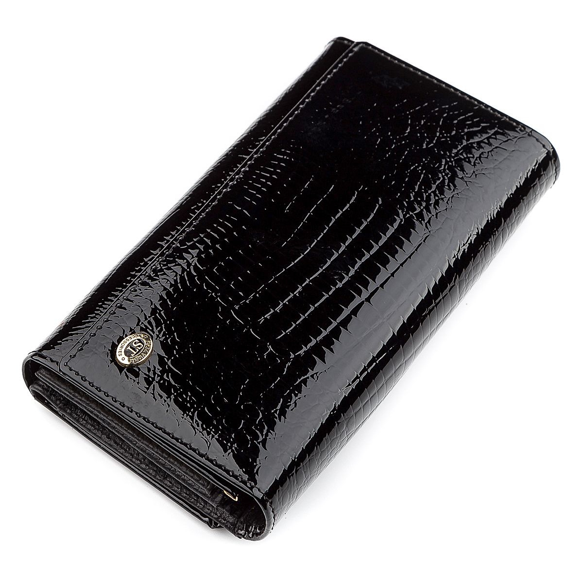 Кошелек женский ST Leather S9001A кожаный Черный (18433)
