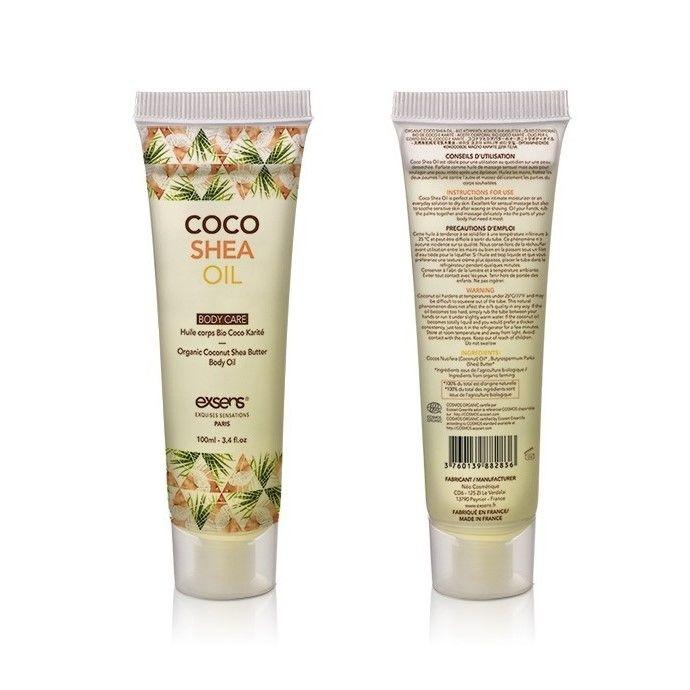 Органічна кокосова олія Каріте (Ши) для тіла EXSENS Coco Shea Oil 100 мл (SO3332)