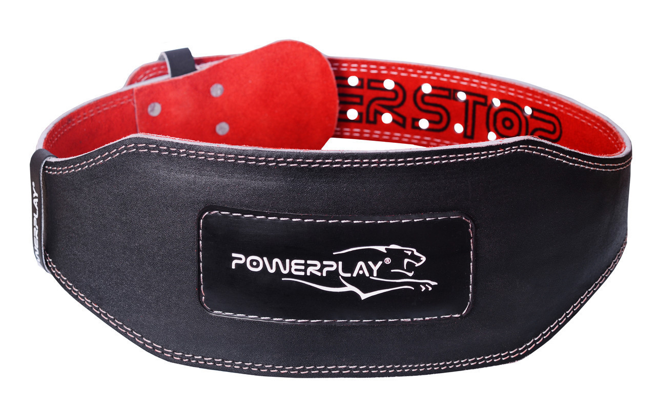 Пояс для важкої атлетики PowerPlay 5053 L Чорно-червоний (PP_5053_L_Black)
