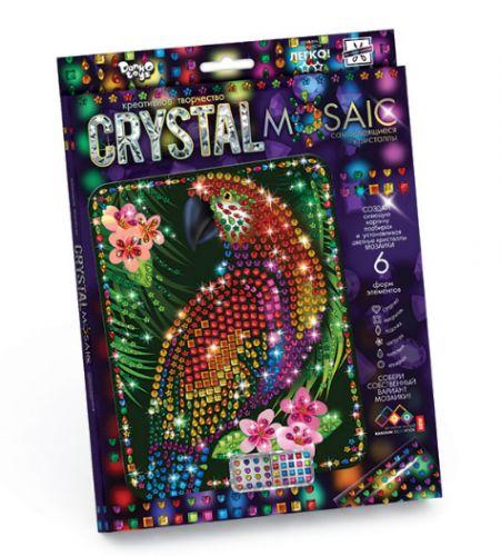 Алмазная мозаика Danko Toys CRYSTAL MOSAIC, Попугай