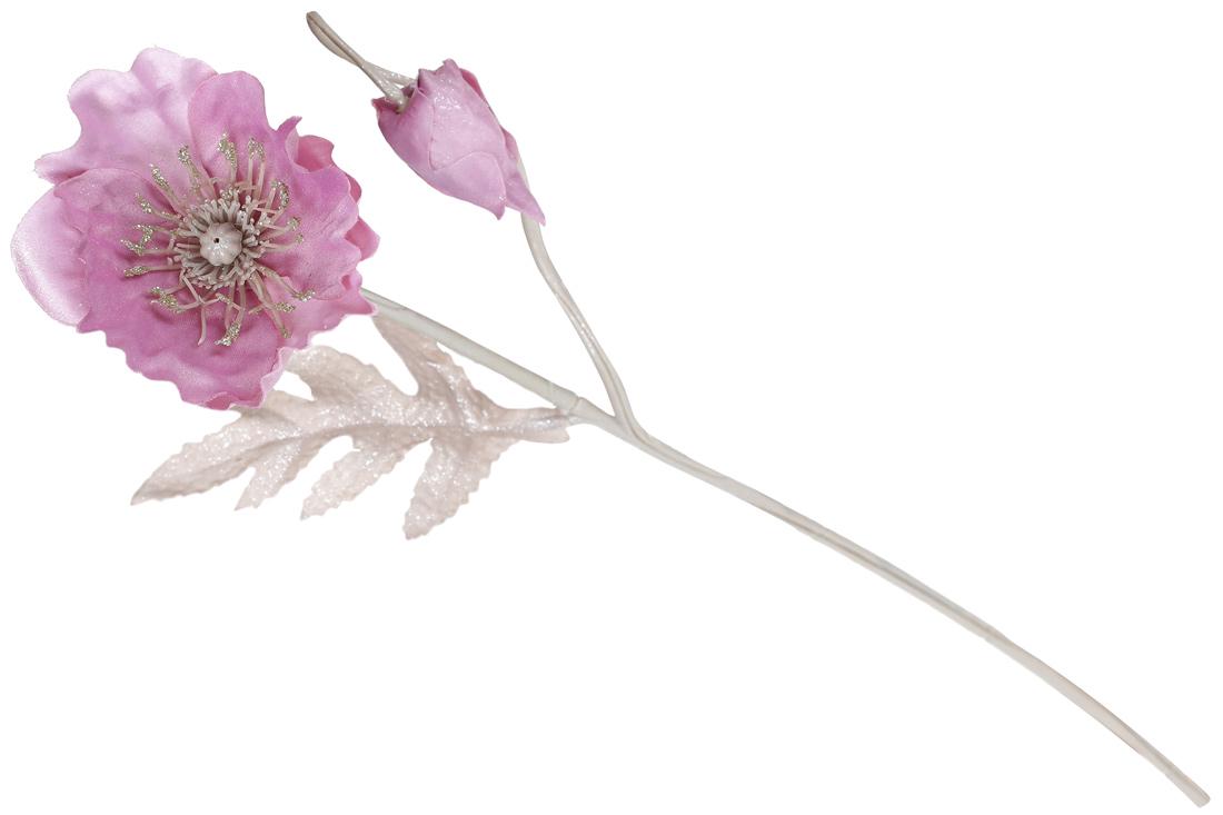 Декоративный цветок BonaDi Мак 49 см Лиловый (709-447)