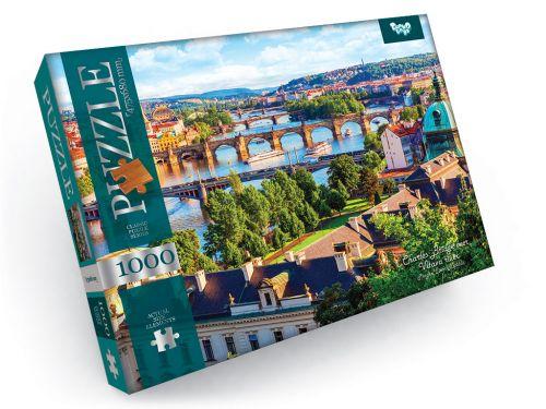 Пазли "Річка Влтава, Прага, Чехія", 1000 елементів
