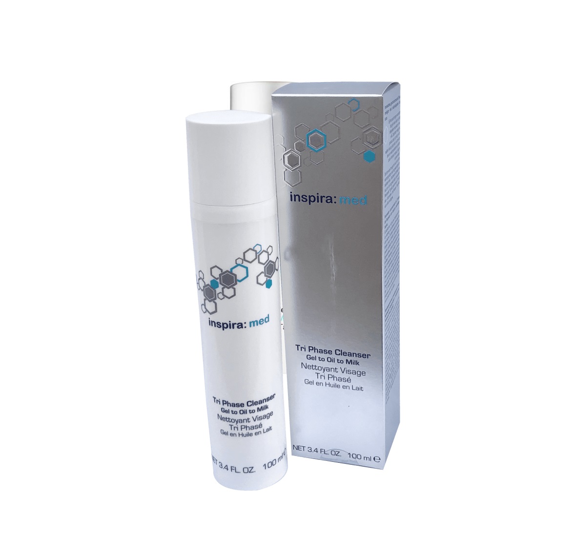 Трифазний очищуючий концентрат Inspira:cosmetics Med Tri phase cleanser 100 мл (4251059310336)