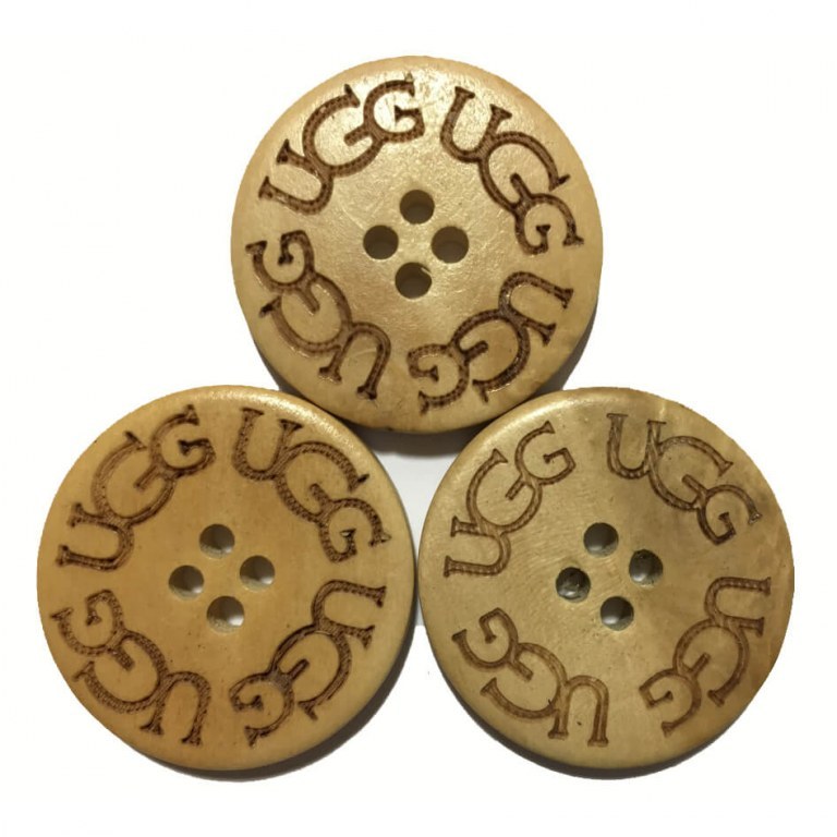 Гудзик UGG Buttons "Sand" 1шт Арт. 1689/30мм