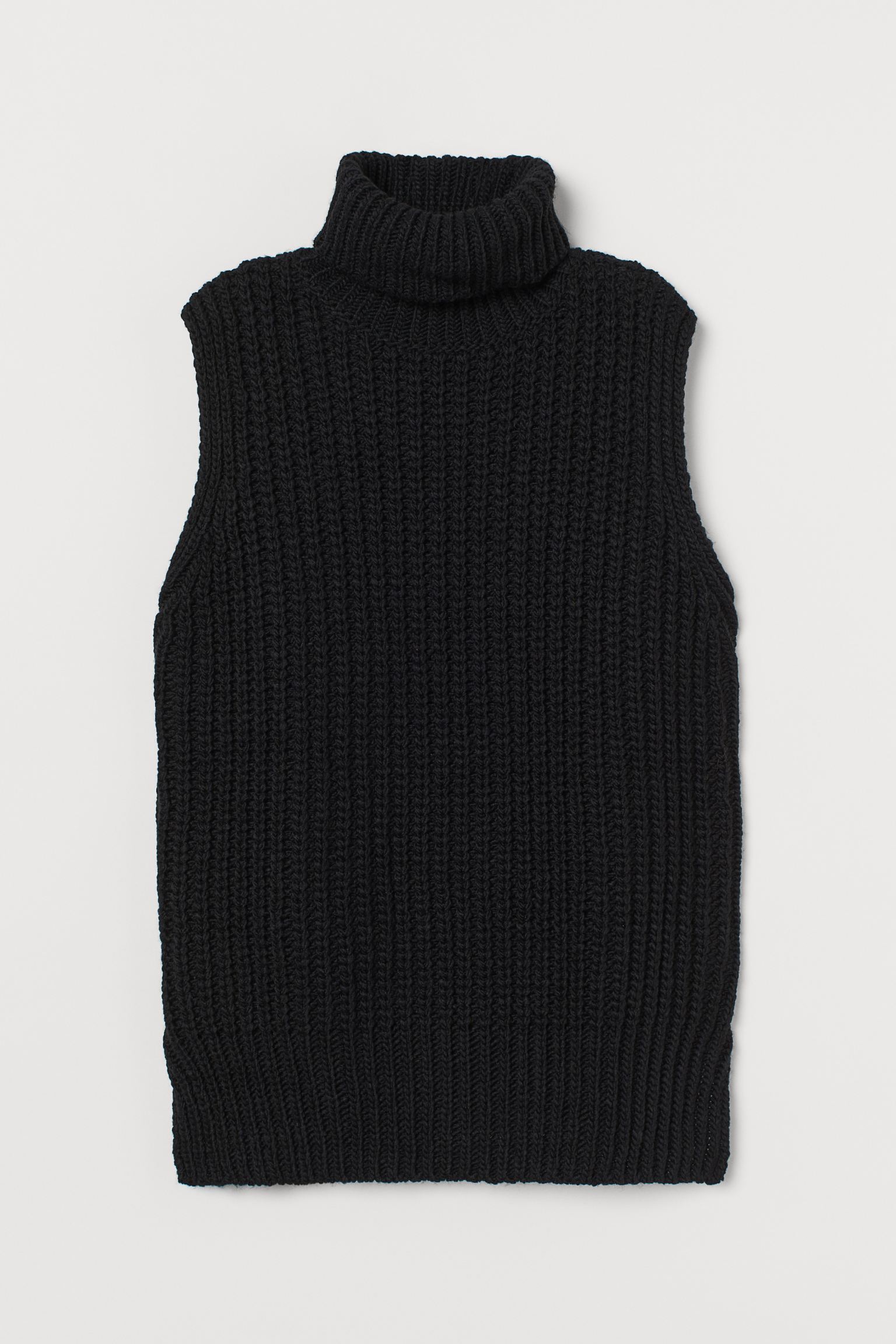Женский жилет H&M M черный 4089313242