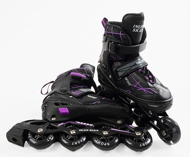 Роликовые коньки Best Roller 010-М PU 34-38 Черный (173870)