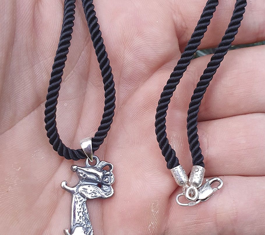 Подвеска такса Maxi Silver 9179