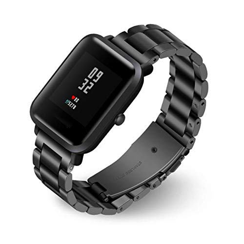 Ремешок BeWatch 20 мм для Xiaomi Amazfit Bip Черный (1110401)