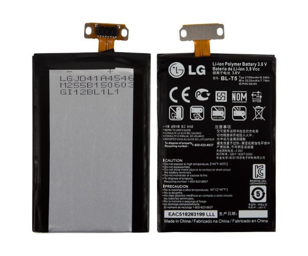 Батарея LG BL-T5 LG E960 Nexus 4, LG E970 Optimus G, LG E975 Optimus G