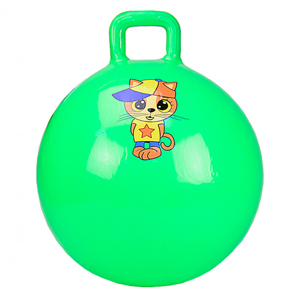 М'яч для фітнесу Metr+ CB4502 у вигляді гирі 45 см Зелений