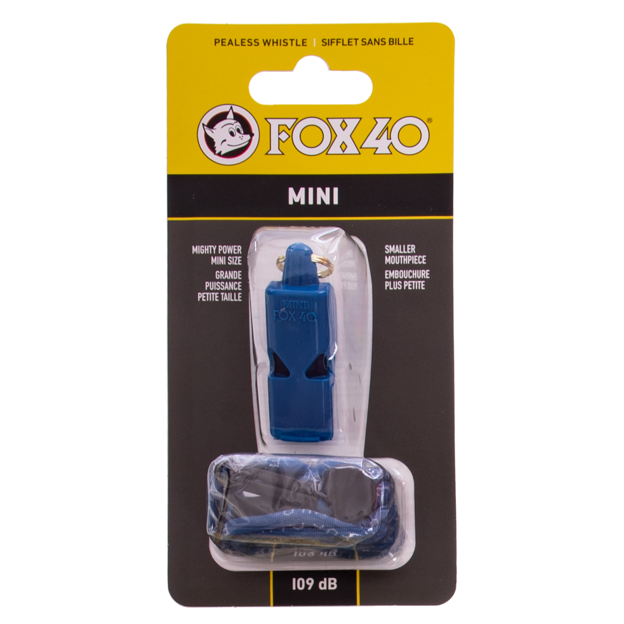 Свисток судейский пластиковый FOX40-MINI Синий