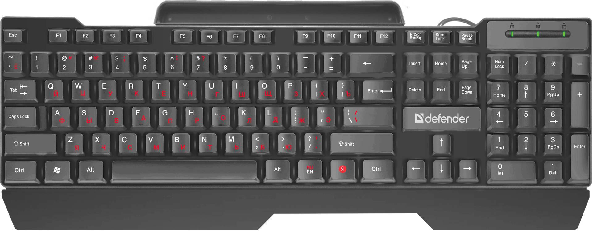 Клавіатура Defender Search HB-790 UK USB Black (45790) (6623258)