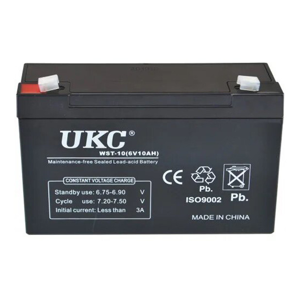 Аккумулятор UKC Battery WST-10 6V 10Ah