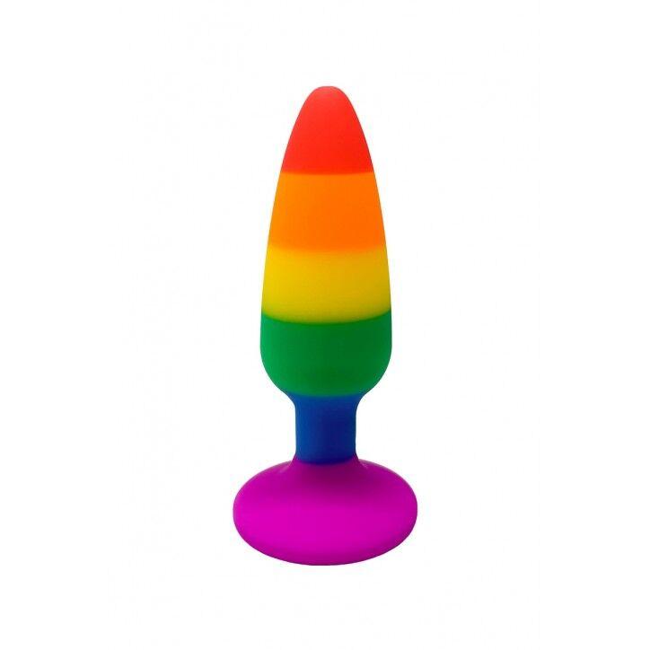 Анальная пробка RAINBOW Wooomy Hiperloo Silicone Plug S Multicolor